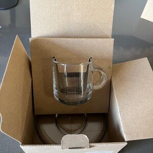 Nespressoo Vertuo espresso cup and saucer - made in France